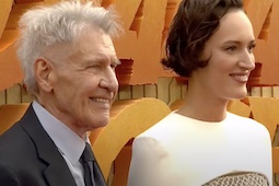 Harrison Ford attends the Indiana Jones and the Dial of Destiny premiere at Cineworld Leicester Square