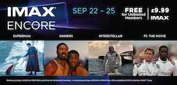 IMAX Encore: Sinners and 3 other movies returning to IMAX screens at Cineworld