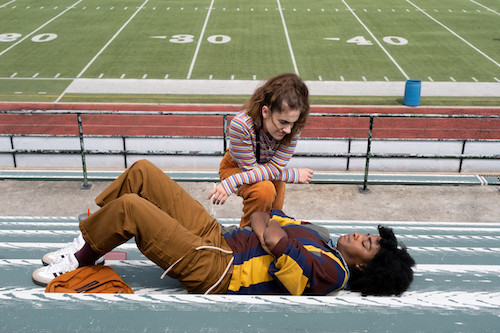 Rachel Sennott and Ayo Edebiri in Bottoms movie